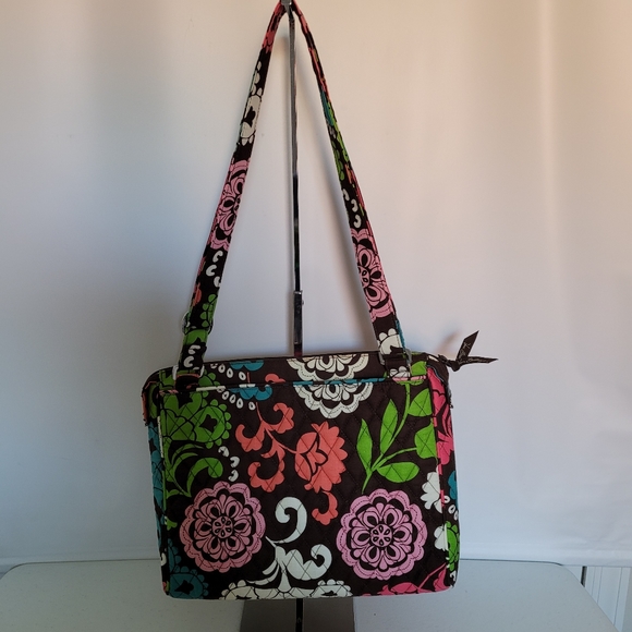 Vera Bradley Lola Laptop Messenger Bag - Picture 5 of 10